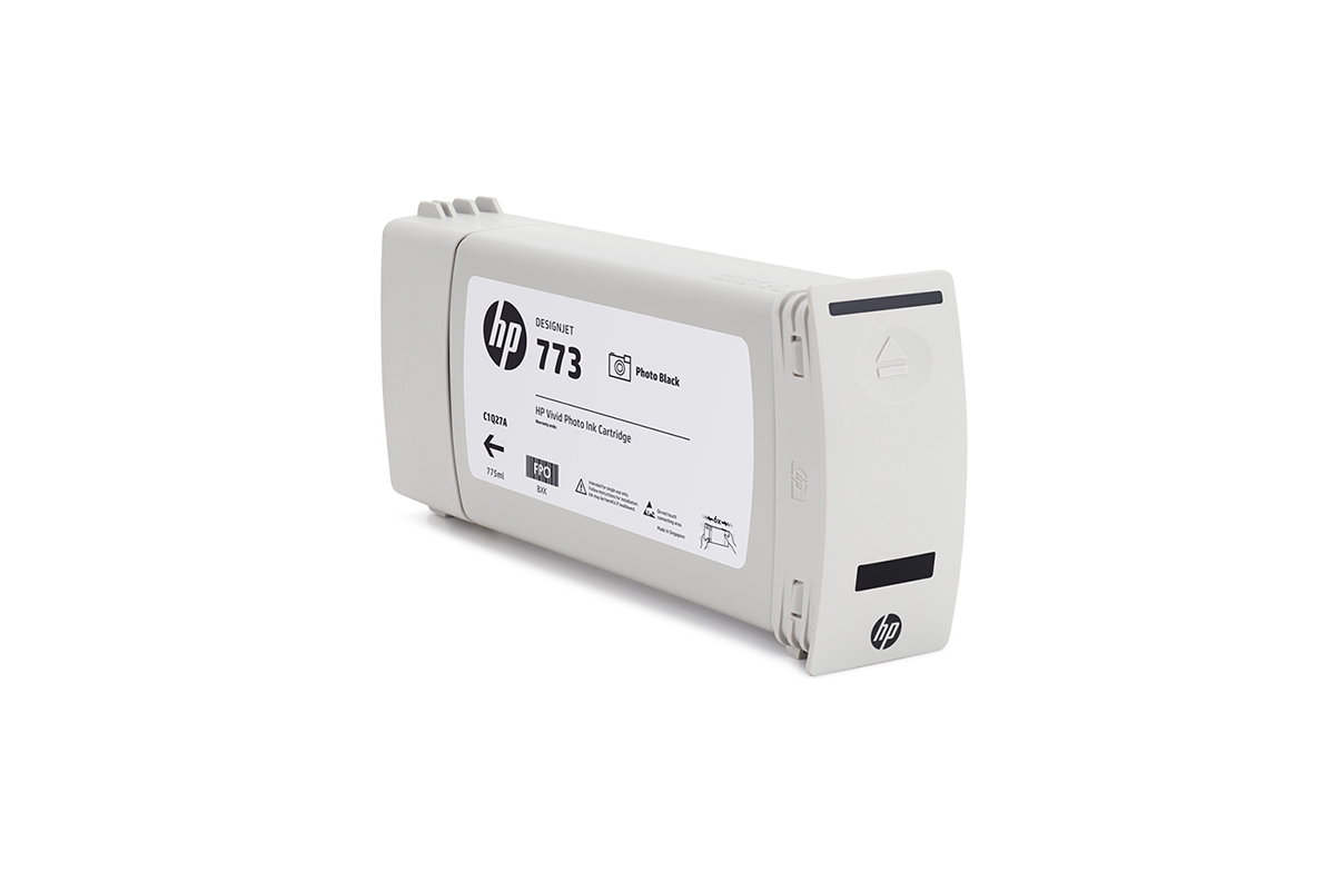 HP 773 DNJ Tintenpatrone Foto Schwarz, 775 ml
