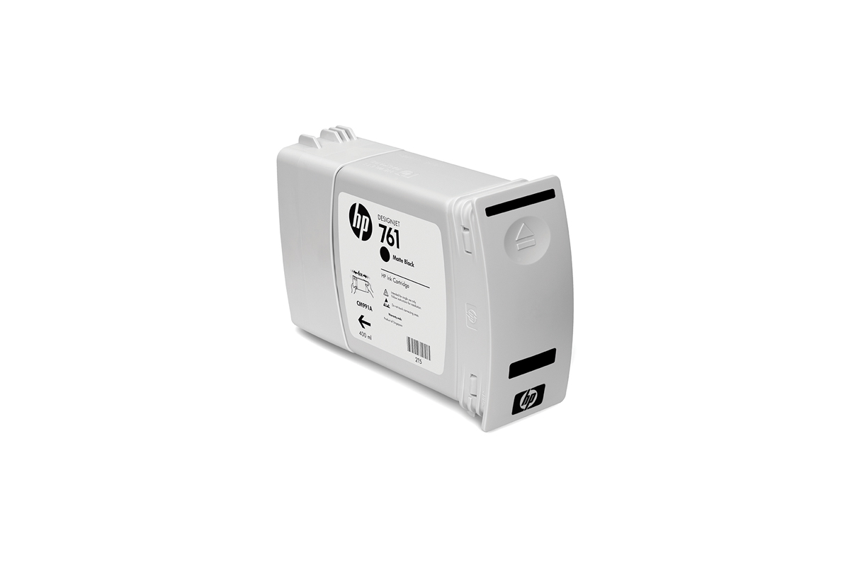 HP 761 DNJ Tintenpatrone Matt Schwarz, 400 ml