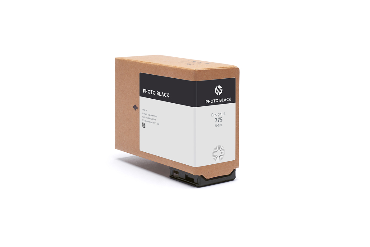 HP 775 DNJ Tintenpatrone Foto Schwarz, 500 ml