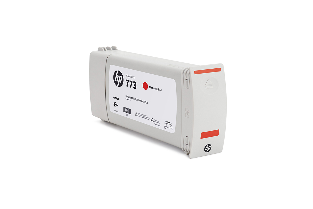 HP 773 DNJ Tintenpatrone Chromatisch Rot, 775 ml