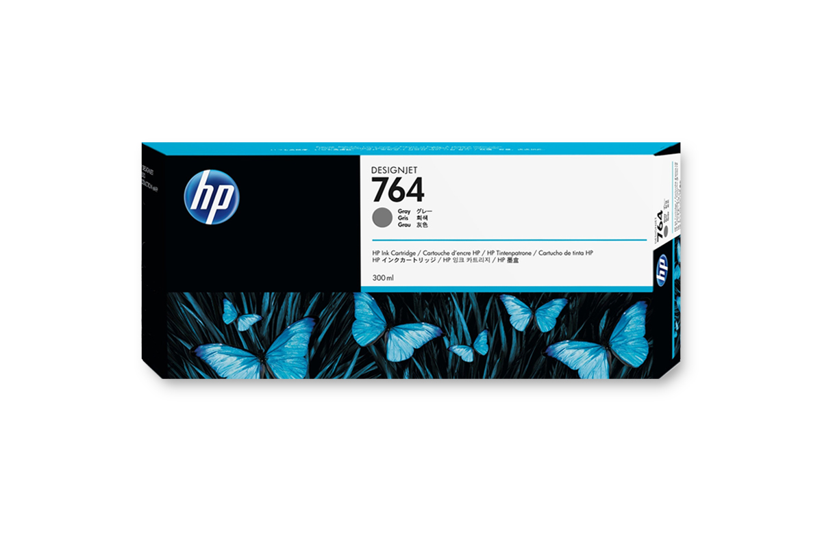 HP 764 DNJ Tintenpatrone Grau, 300 ml