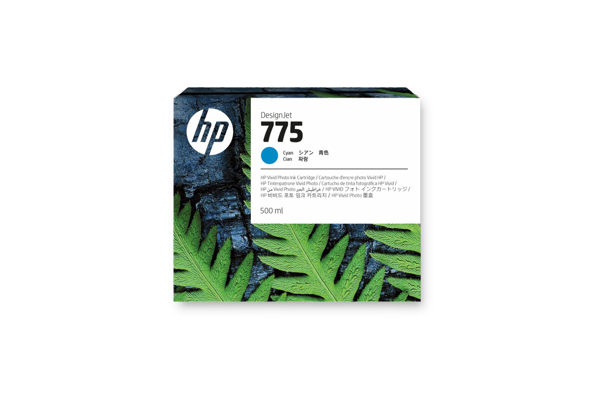 HP 775 DNJ Tintenpatrone Cyan, 500 ml