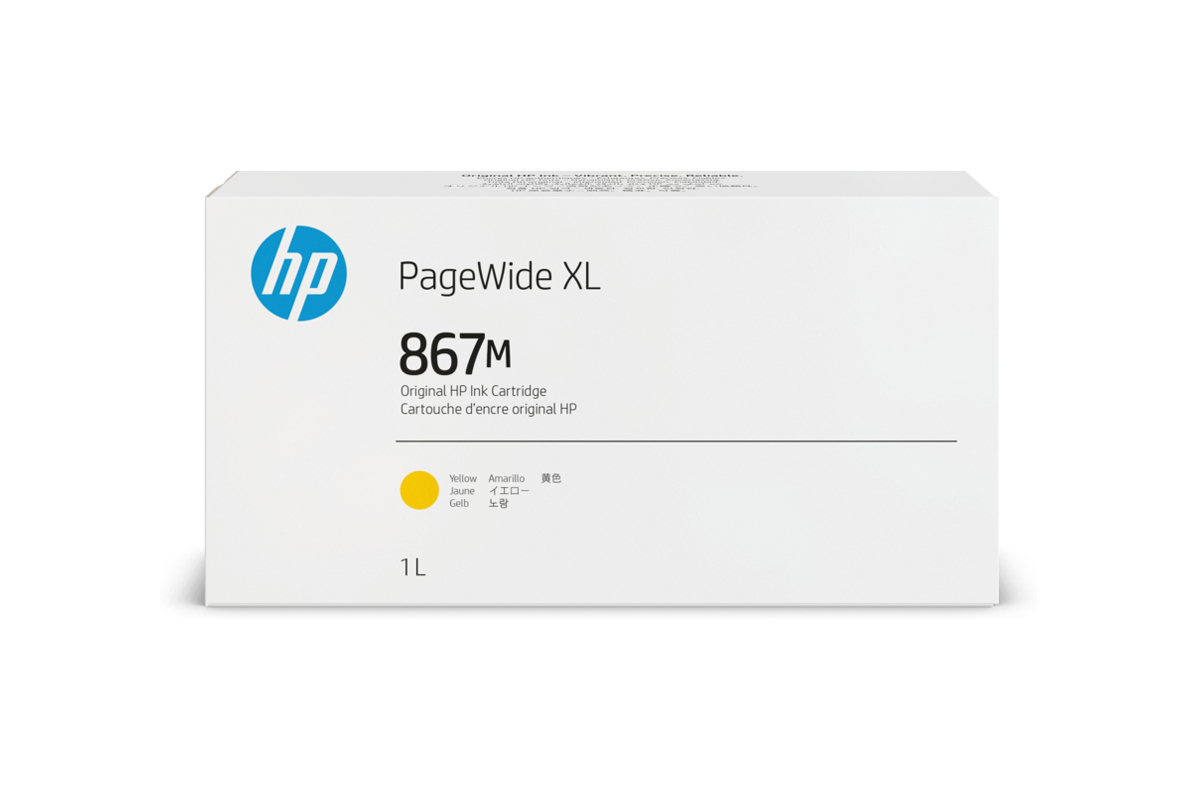 HP 867_M PWXL Tintenpatrone Gelb, 1000 ml