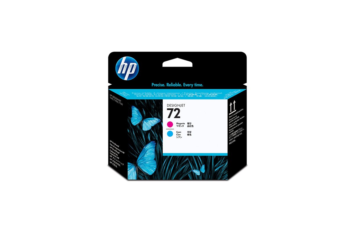 HP 72 DNJ Druckkopf Magenta und Cyan