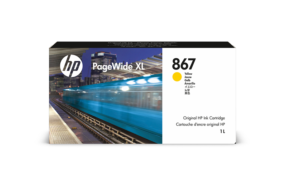 HP 867 PWXL Tintenpatrone Gelb, 1000 ml