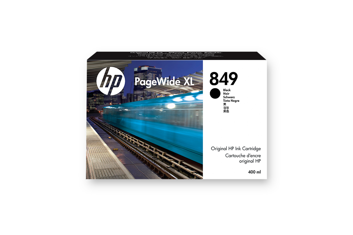 HP 849 PWXL Tintenpatrone Schwarz, 400 ml