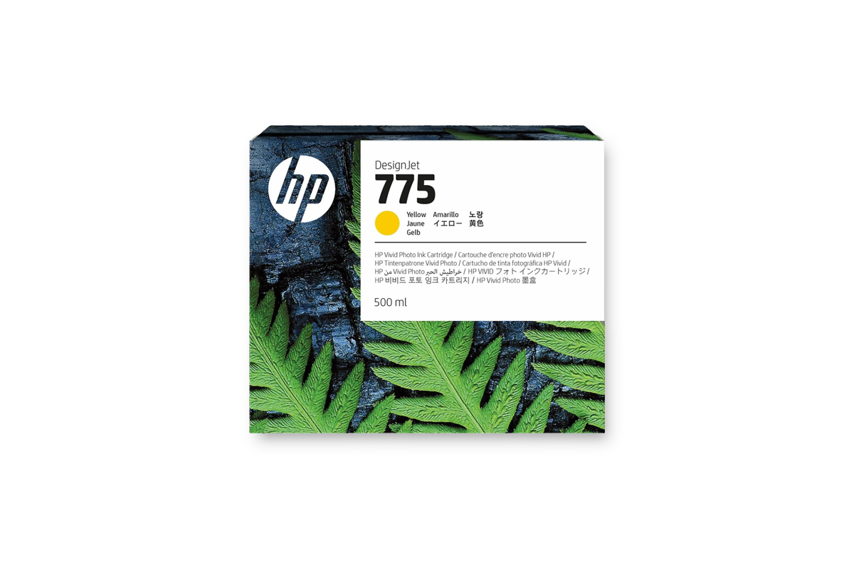 HP 775 DNJ Tintenpatrone Gelb, 500 ml