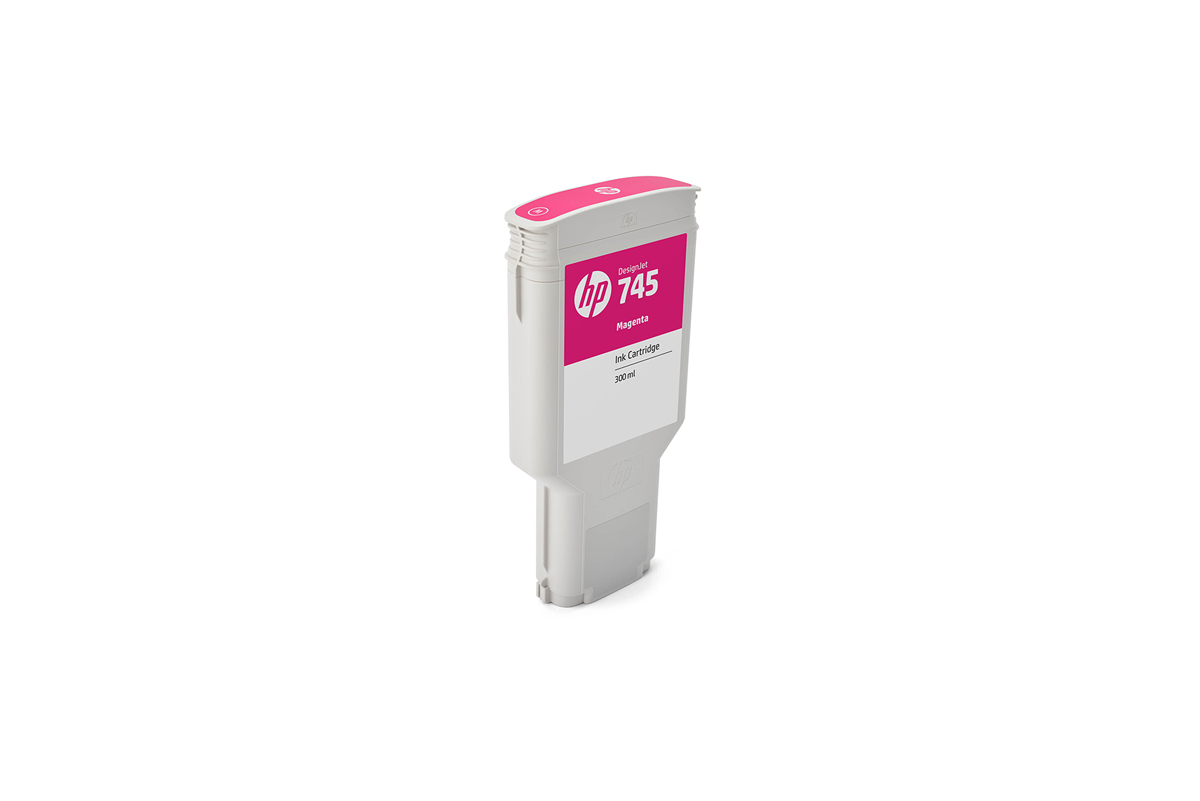 HP 745 DNJ Tintenpatrone Magenta, 300 ml