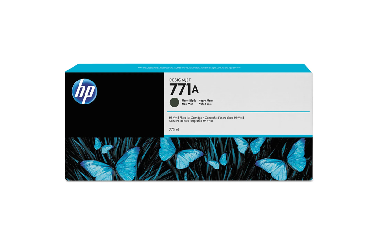 HP 771 DNJ Tintenpatrone Matt Schwarz, 775 ml