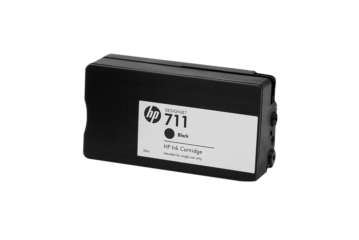 HP 711 DNJ Tintenpatrone Schwarz, 38 ml