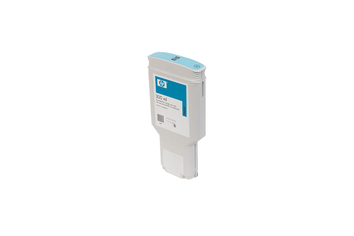 HP 772 DNJ Tintenpatrone Cyan Hell, 300 ml