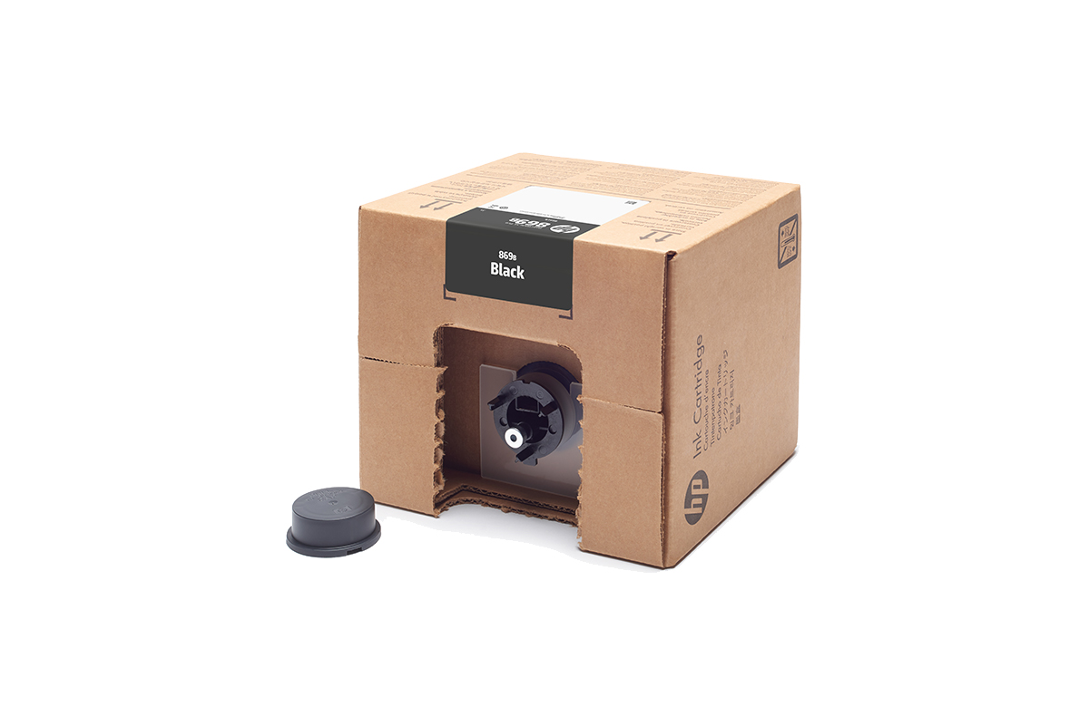 HP 869_M PWXL Tintenpatrone Schwarz, 3000ml