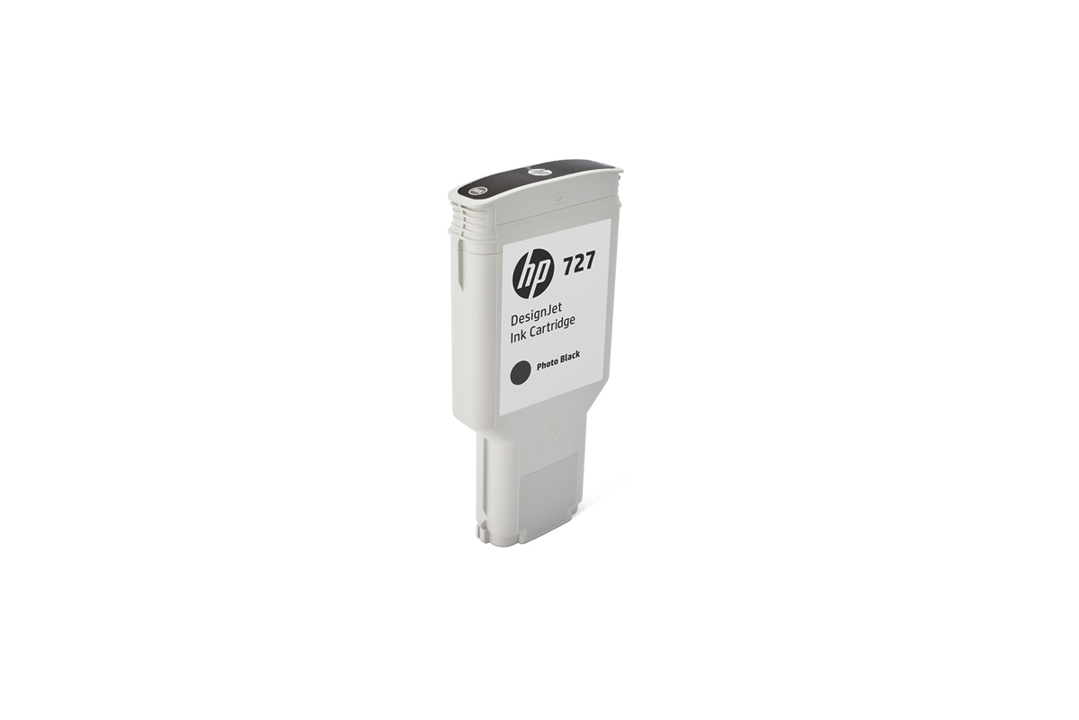 HP 727 DNJ Tintenpatrone Foto Schwarz, 300 ml
