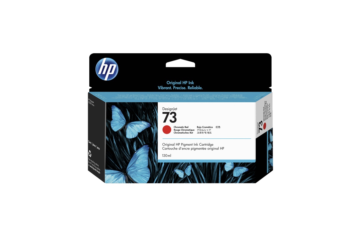 HP 73 DNJ - Tintenpatrone | Chromatisch Rot, 130 ml