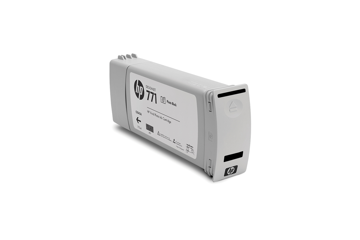 HP 771 DNJ Tintenpatrone Photo Schwarz, 775 ml
