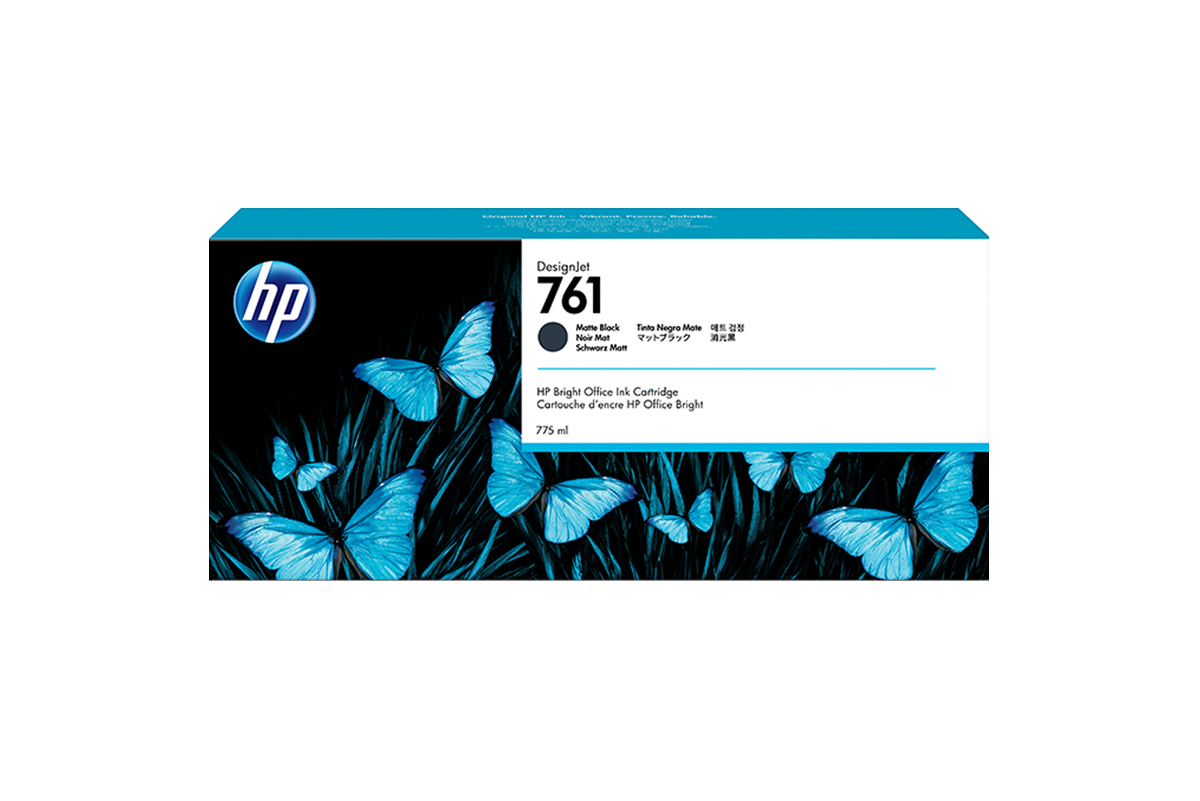 HP 761 DNJ Tintenpatrone Matt Schwarz, 775 ml