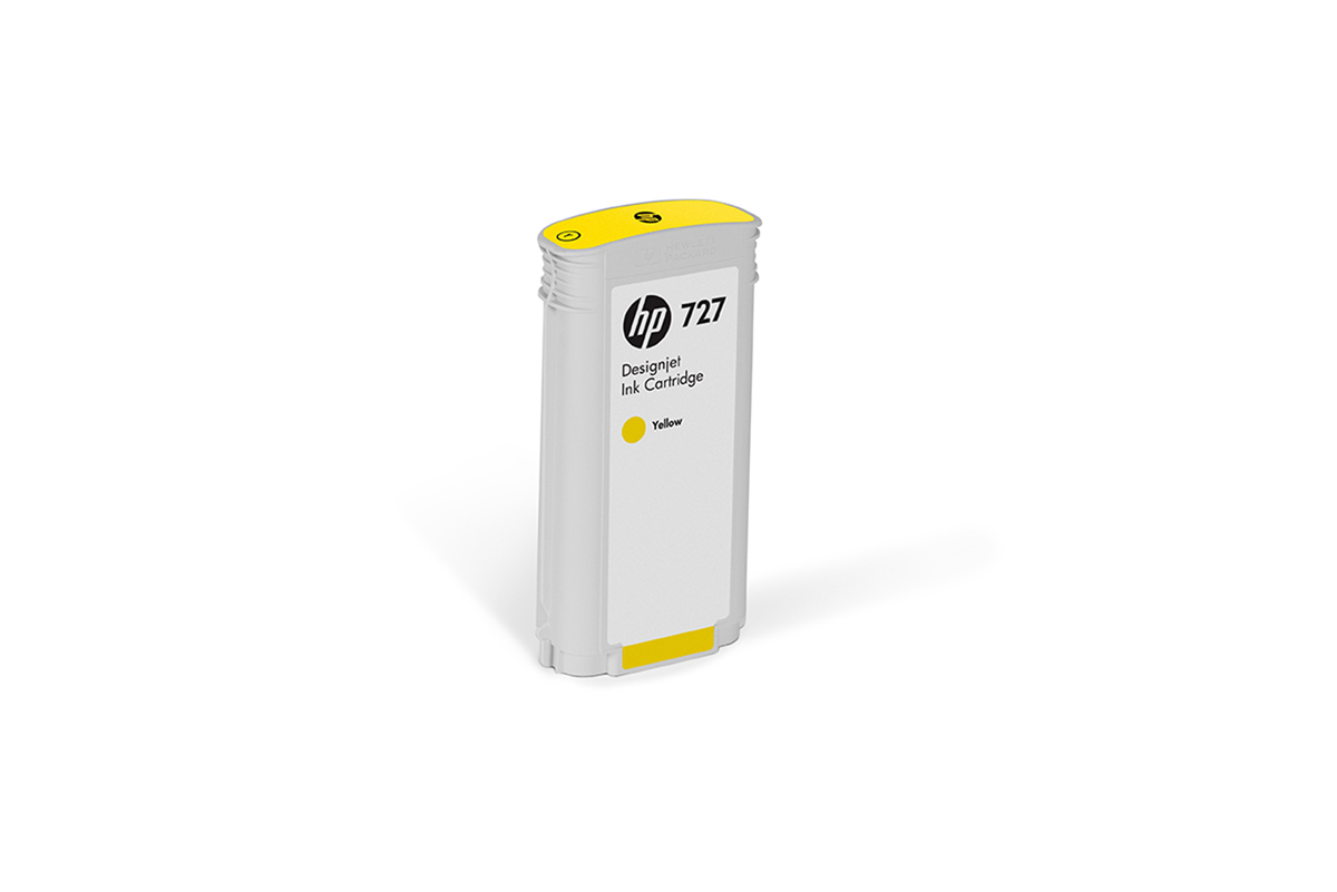 HP 727 DNJ Tintenpatrone Gelb, 130 ml