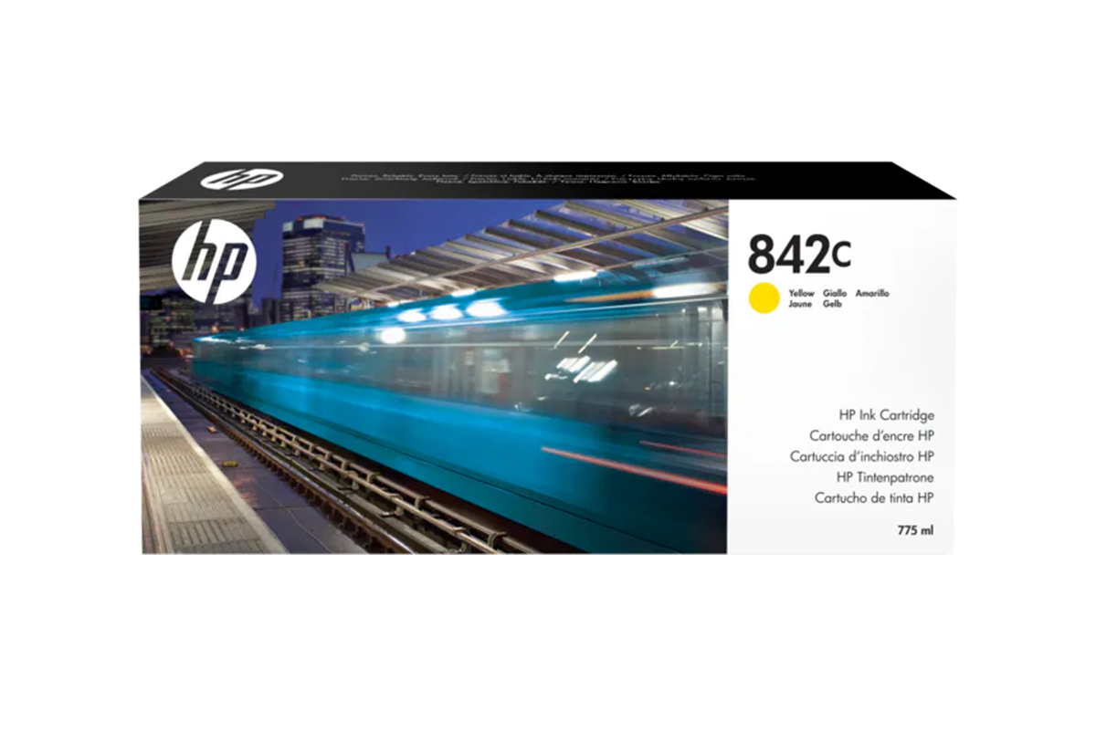 HP 842 PWXL Tintenpatrone Gelb, 775 ml