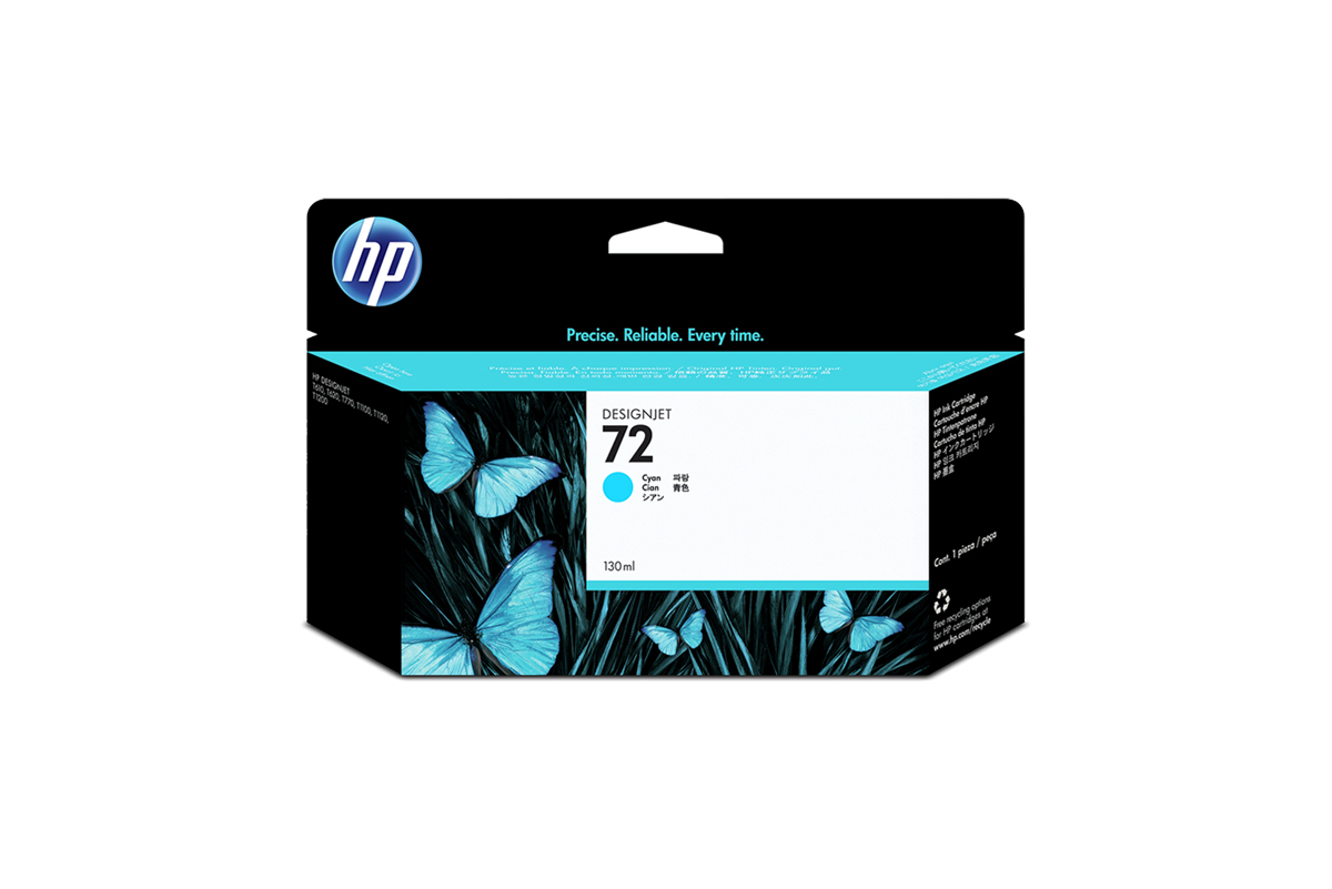 HP 72 DNJ Tintenpatrone Cyan, 130 ml