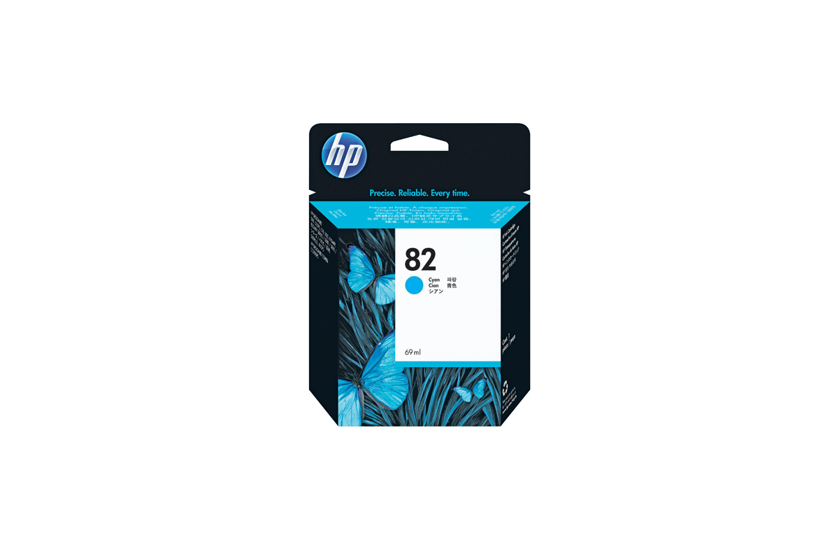 HP 82 DNJ Tintenpatrone Cyan, 69 ml HP 82 DNJ Tintenpatrone Cyan, 69 ml