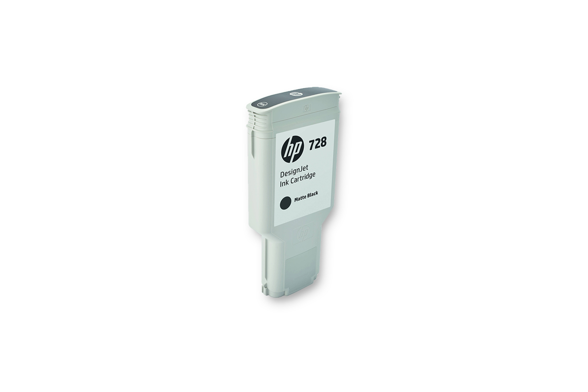 HP 728 DNJ Tintenpatrone Matt Schwarz, 300 ml