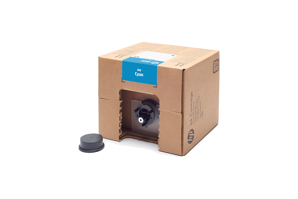 HP 869_M PWXL Tintenpatrone Cyan, 3000ml