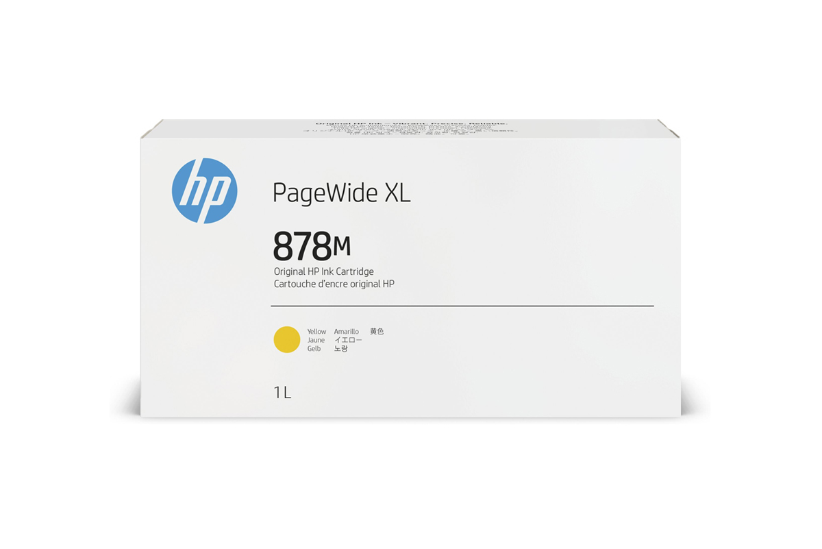 HP 878_M PWXL Tintenpatrone Gelb, 1000 ml