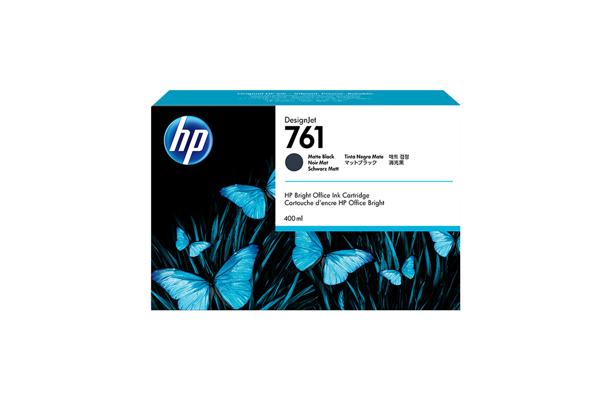 HP 761 DNJ Tintenpatrone Matt Schwarz, 400 ml