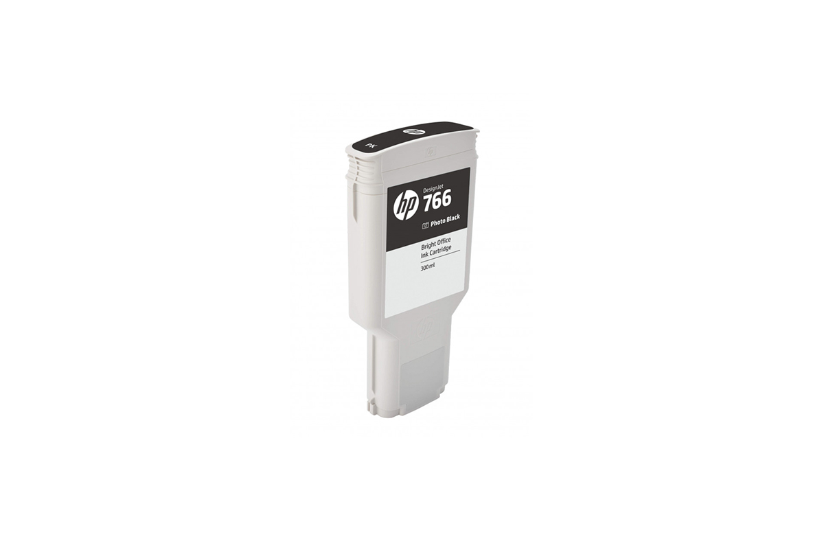 HP 766 DNJ Tintenpatrone Photo Schwarz, 300 ml