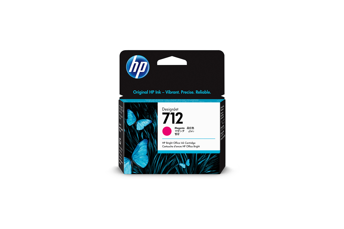 HP 712 DNJ Tintenpatrone Magenta, 29 ml