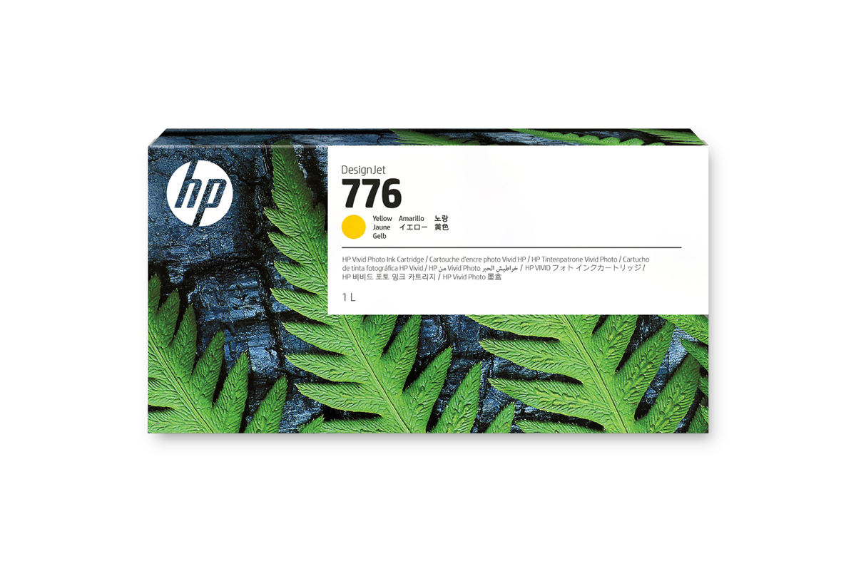 HP 776 DNJ Tintenpatrone Gelb, 1000 ml