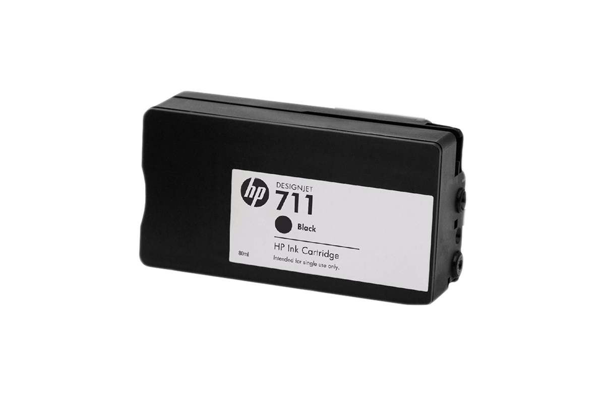 HP 711 DNJ Tintenpatrone Schwarz, 80 ml