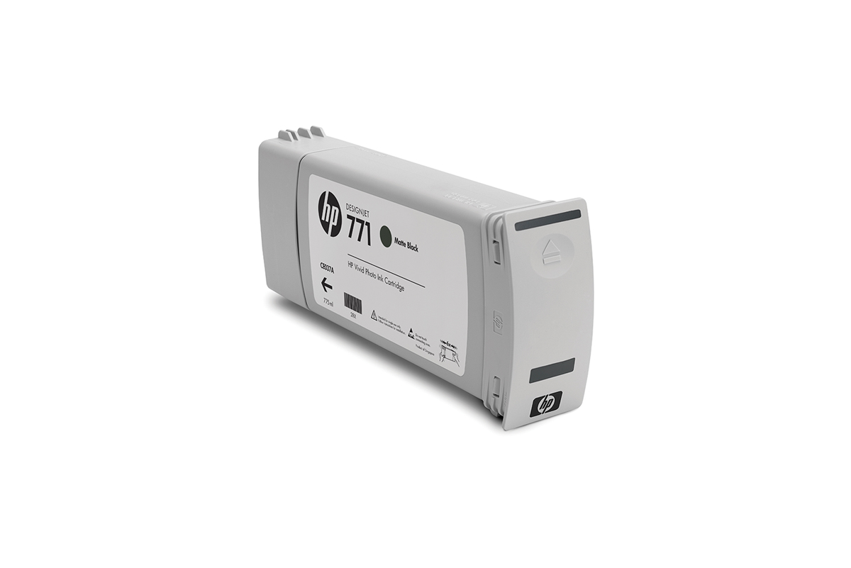 HP 771 DNJ Tintenpatrone Matt Schwarz, 775 ml