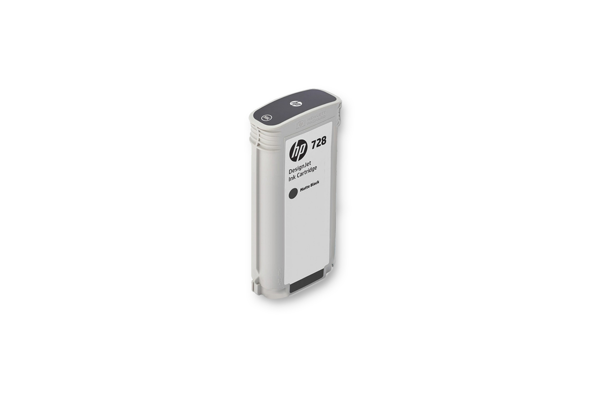 HP 728 DNJ Tintenpatrone Matt Schwarz, 130 ml