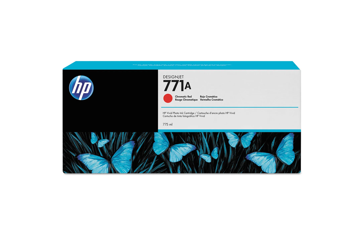 HP 771 DNJ Tintenpatrone Chromatisch Rot, 775 ml