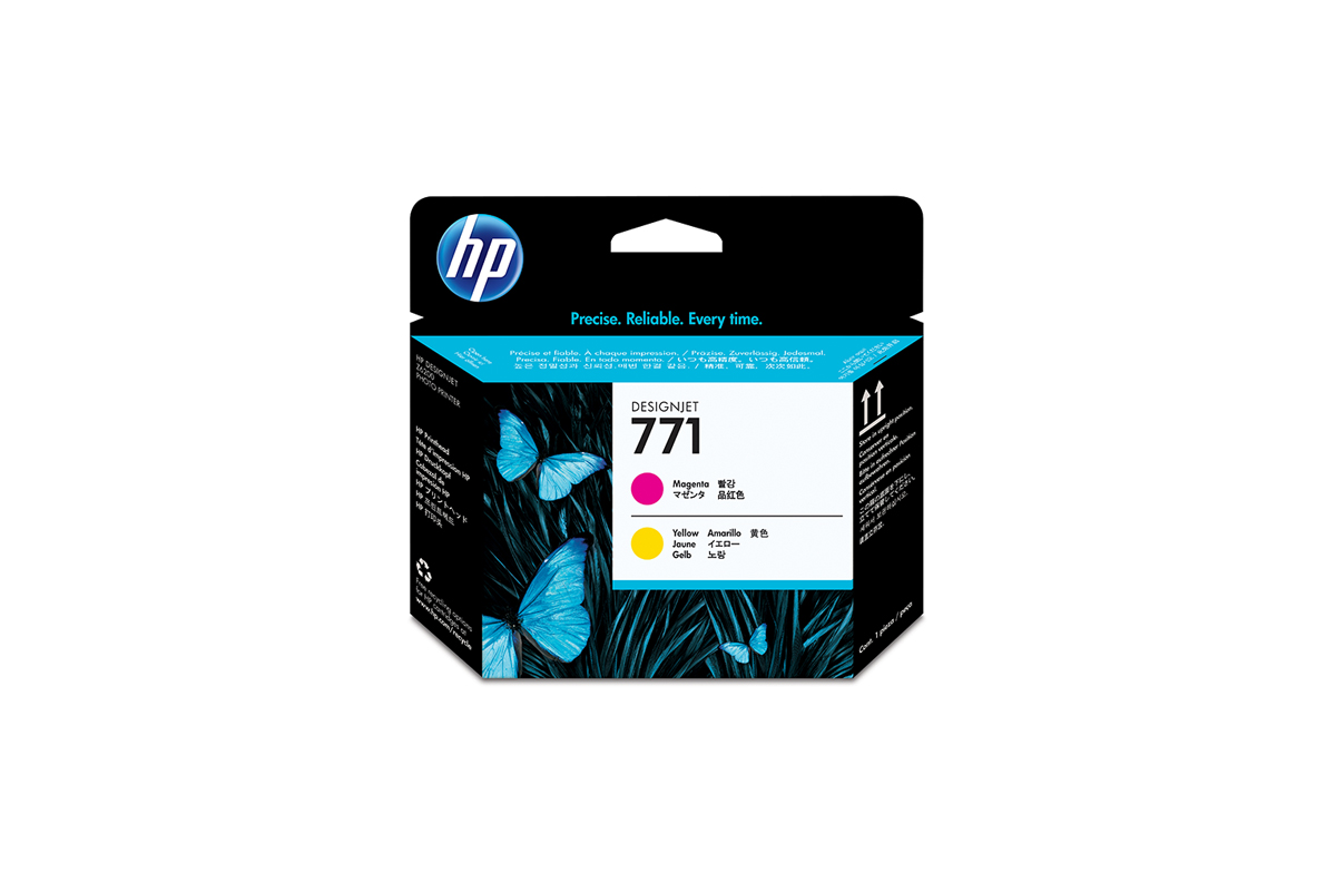 HP 771 DNJ Druckkopf Magenta und Gelb