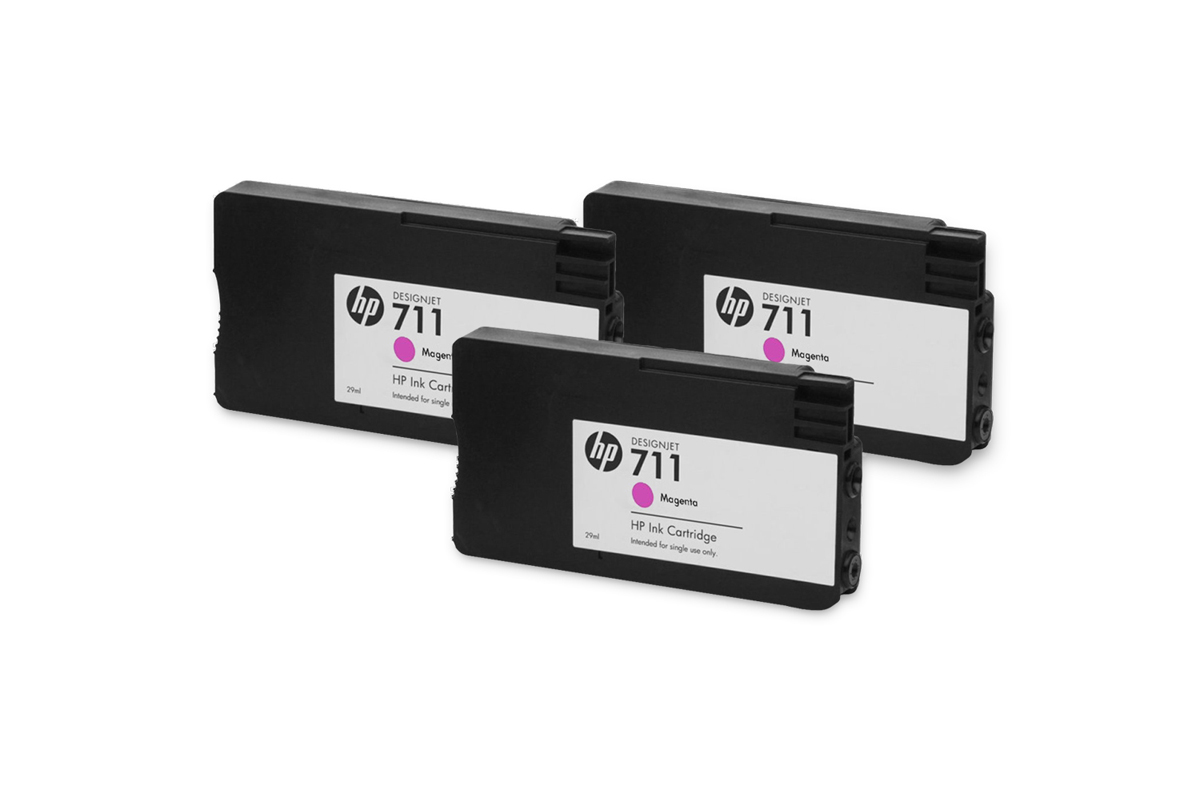 HP 711 DNJ Tintenpatrone Multipack Magenta, 3x29ml