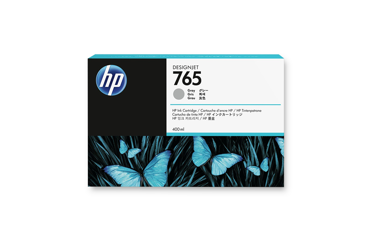HP 765 DNJ Tintenpatrone Grau, 400 ml