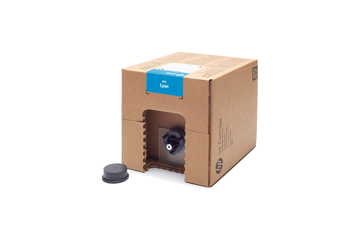 HP 870 PWXL Tintenpatrone Cyan, 5000 ml
