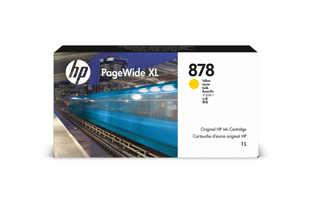 HP 878 PWXL Tintenpatrone Gelb, 1000 ml HP 878 PWXL Tintenpatrone Gelb, 1000 ml