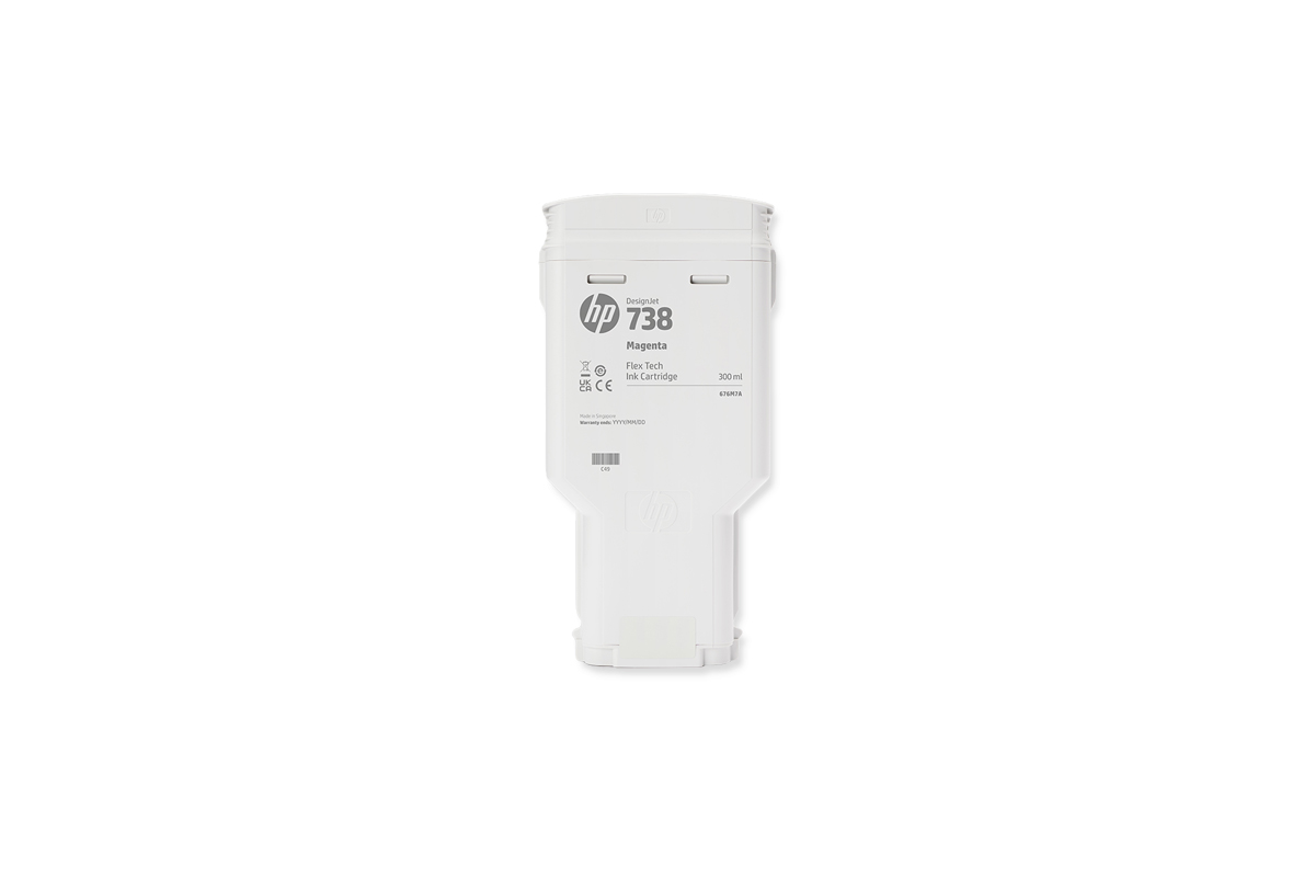 HP 738 DNJ Tintenpatrone Magenta, 300 ml 