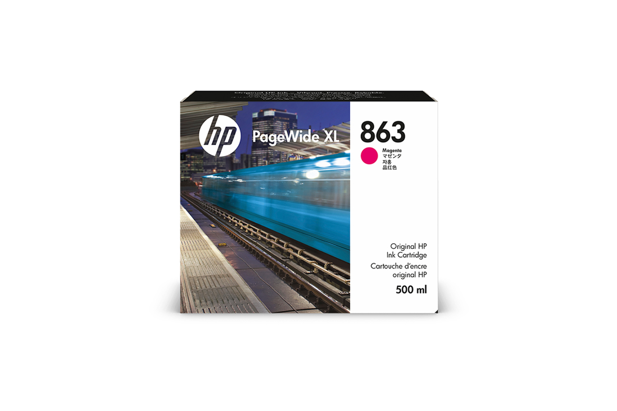 HP 863 PWXL Tintenpatrone Magenta, 500 ml