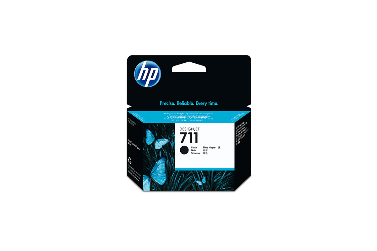 HP 711 DNJ Tintenpatrone Schwarz, 38 ml