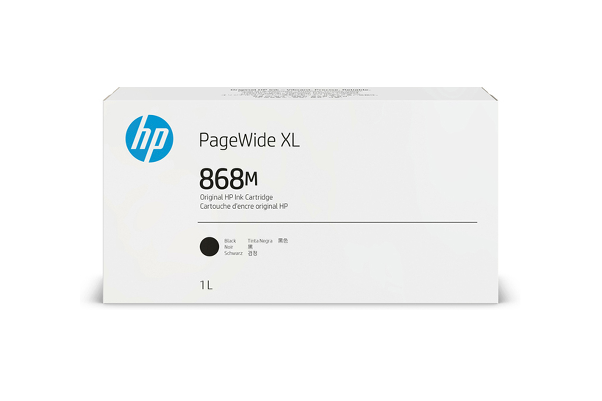 HP 868_M PWXL Tintenpatrone Schwarz, 1000 ml