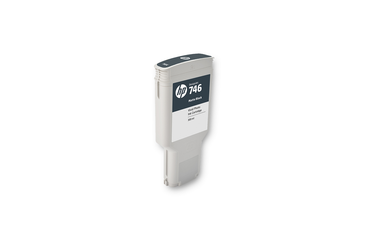 HP 746 DNJ Tintenpatrone Matt Schwarz, 300 ml