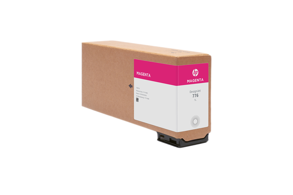 HP 776 DNJ Tintenpatrone Magenta, 1000 ml