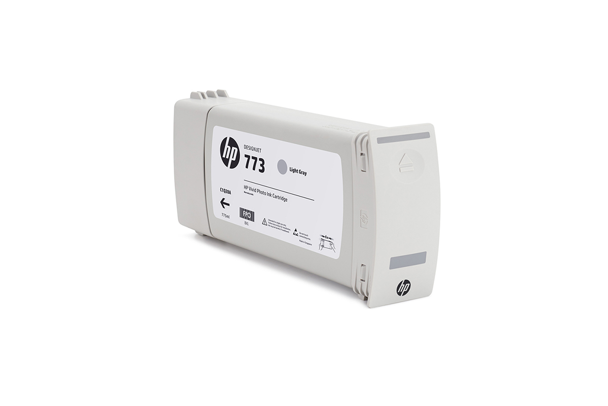 HP 773 DNJ Tintenpatrone Hell Grau, 775 ml