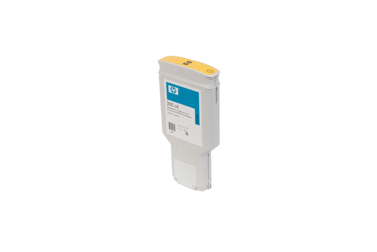 HP 772 DNJ Tintenpatrone Gelb, 300 ml