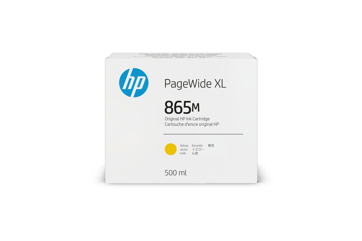 HP 865_M PWXL Tintenpatrone Gelb, 500 ml