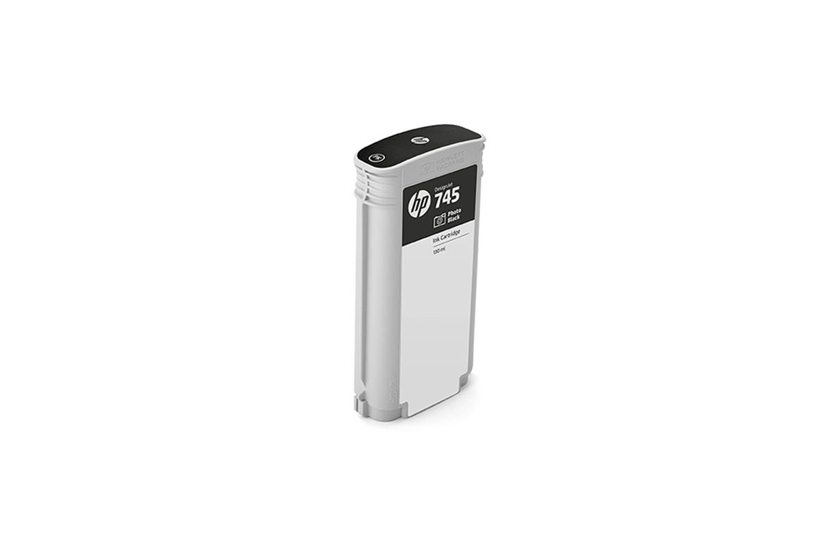 HP 745 DNJ Tintenpatrone Foto Schwarz, 130 ml